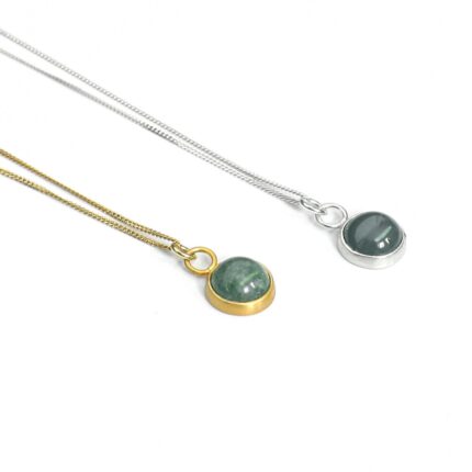 Green Aventurine Necklace, Aventurine Crystal Pendant, Sterling Silver Aventurine Jewelry, Crystal Healing Necklace, 16th Birthday gift