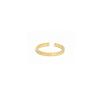 Dot Band Ring sterling silver , Midi Dot Ring, Bead band Ring, Gold plated Stacking Ring, Thumb Ring, Midi Ring, Beaded Ring, Gift for Her